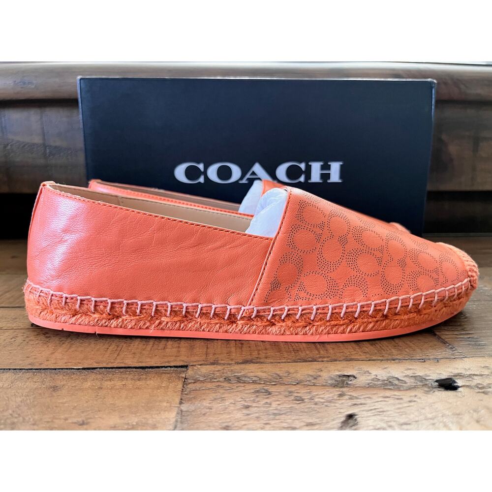 Coach Orange Flats